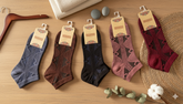 "Women’s Cotton Ankle Socks – 5-Pair Fancy Pattern| Soft, Breathable, Everyday Wear" (LAS16)